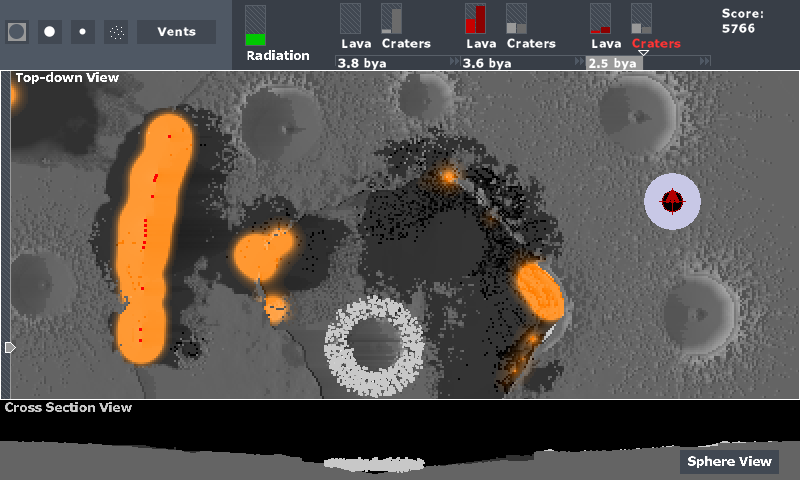 Screen grab from Selene